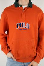 Ralph Lauren (rugby) polo sweater - Oranje - L, Kleding | Heren, Maat 52/54 (L), Ralph Lauren, Oranje, Ophalen of Verzenden