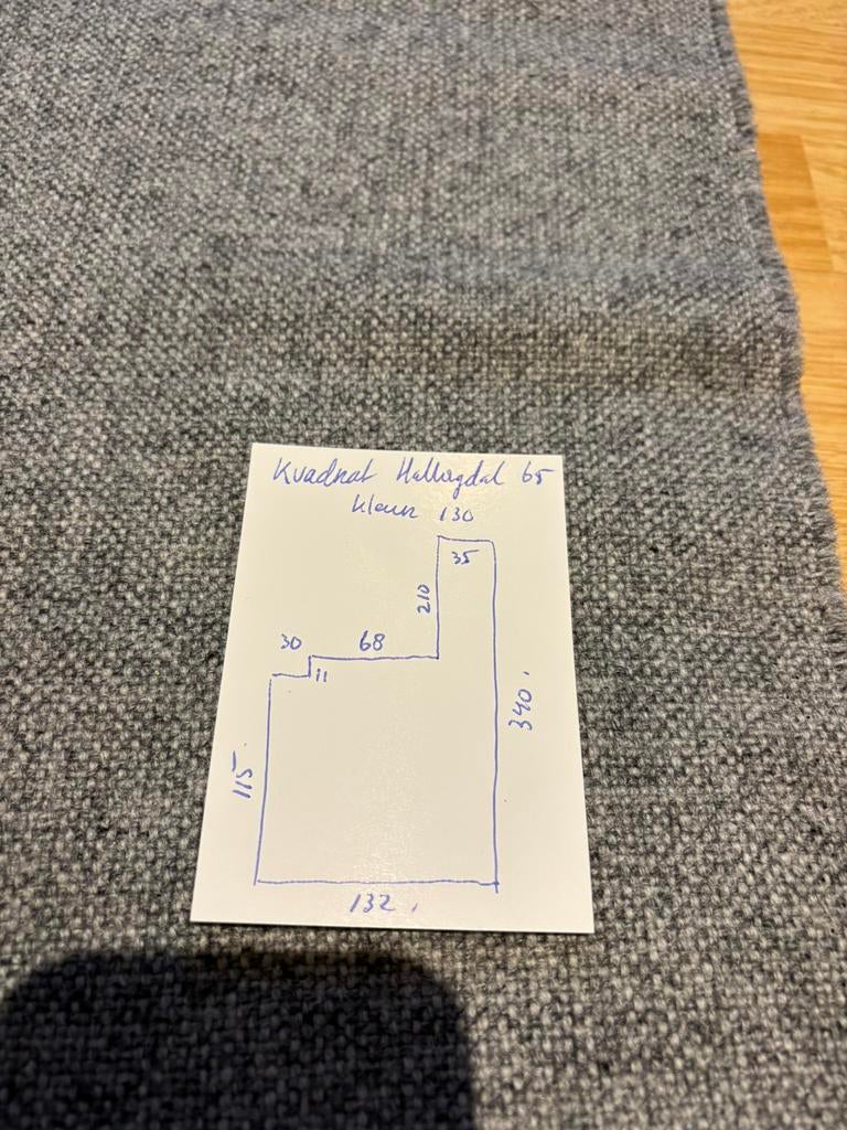 Meubelstof Kvadrat Hallingdal 65 . 130, 120 cm of meer, 200 cm of meer, Ophalen of Verzenden, Zo goed als nieuw