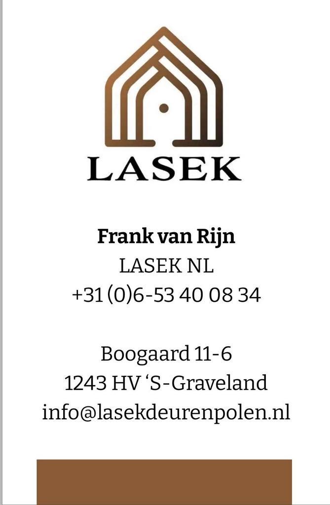 'Lasek  Binnen en buiten deuren en kozijnen